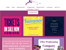 Tablet Screenshot of danceeliteonline.com